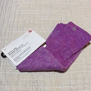 Lululemon Swiftly Arm Warmers *Reflective brushed violet Silverescent XS/S